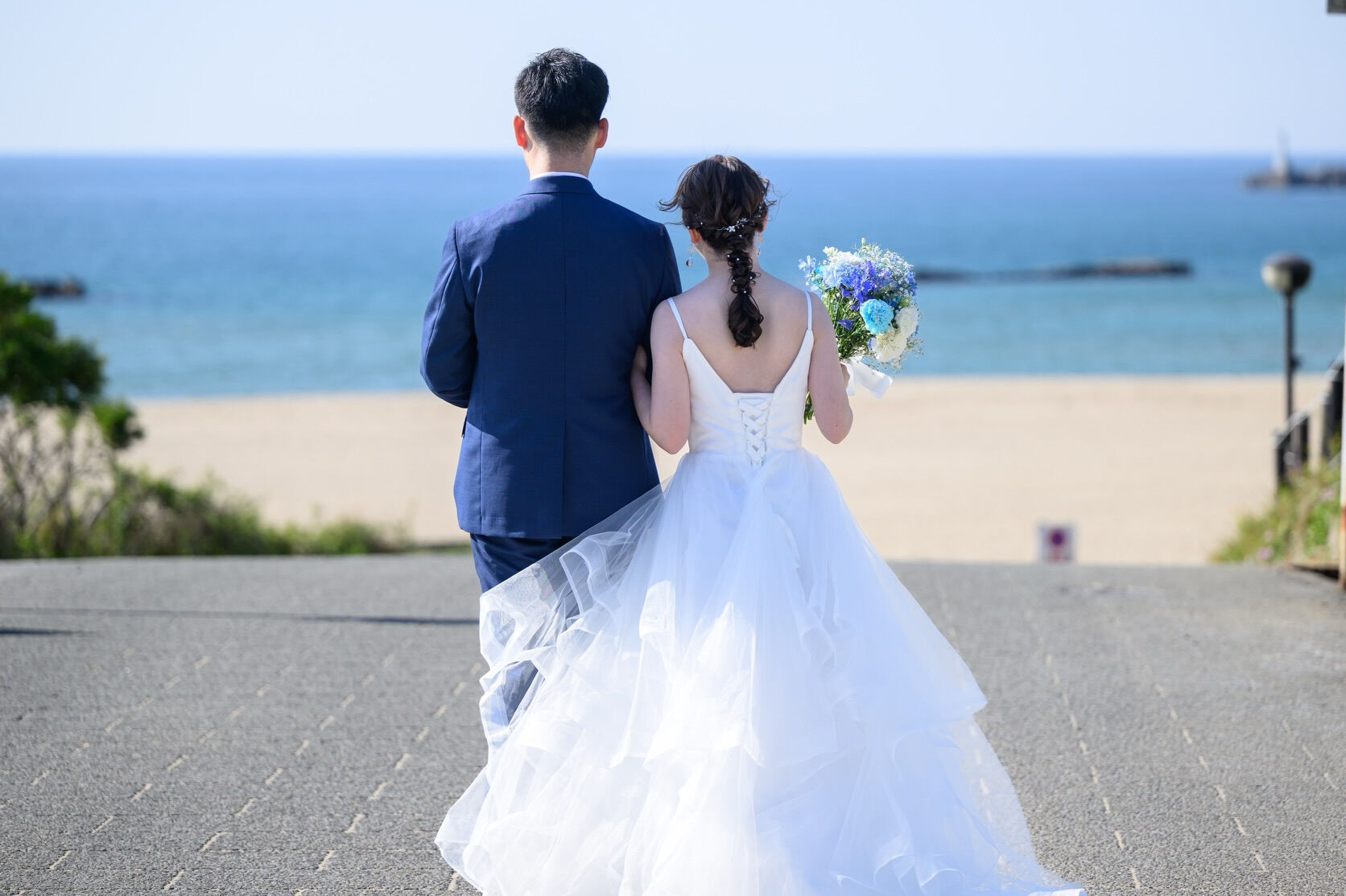 💍夕日ヶ浦海岸でフォトウェディング📸✨